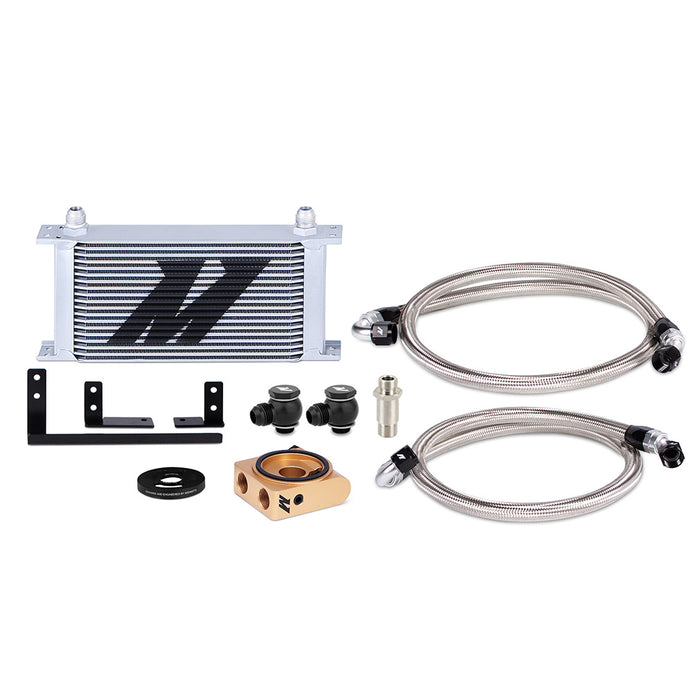 Mishimoto MMOC-MIA-19T Thermostatic Oil Cooler Kit, fits 2019+ Mazda Miata ND2, Silver