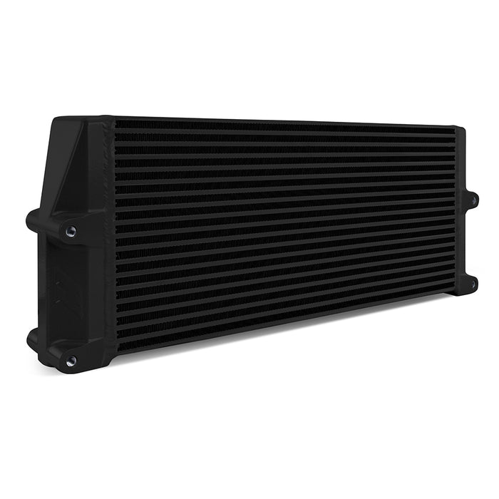 Mishimoto MMOC-SSO-17BK Universal Heavy-Duty Bar-and-Plate Oil Cooler, 17in Core, Same-Side Outlets