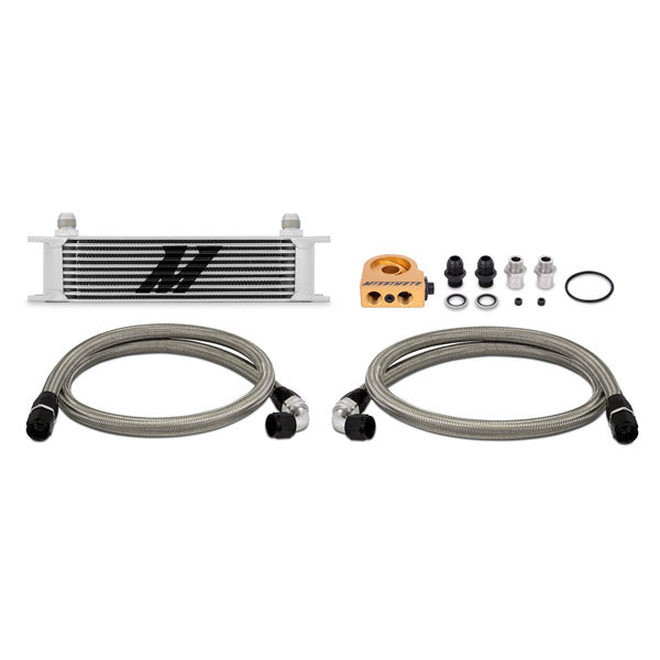 Mishimoto MMOC-UT Universal Thermostatic 10 Row Oil Cooler Kit