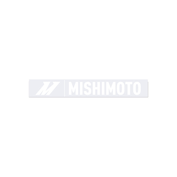 Mishimoto MMPROMO-STK-SSM Small Silver Mishimoto Decal, 1.5 x 10
