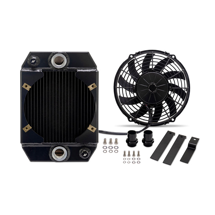 Mishimoto MMRAD-UNI-DRGBK Universal 9" Drag Race Performance Aluminum Radiator, Black