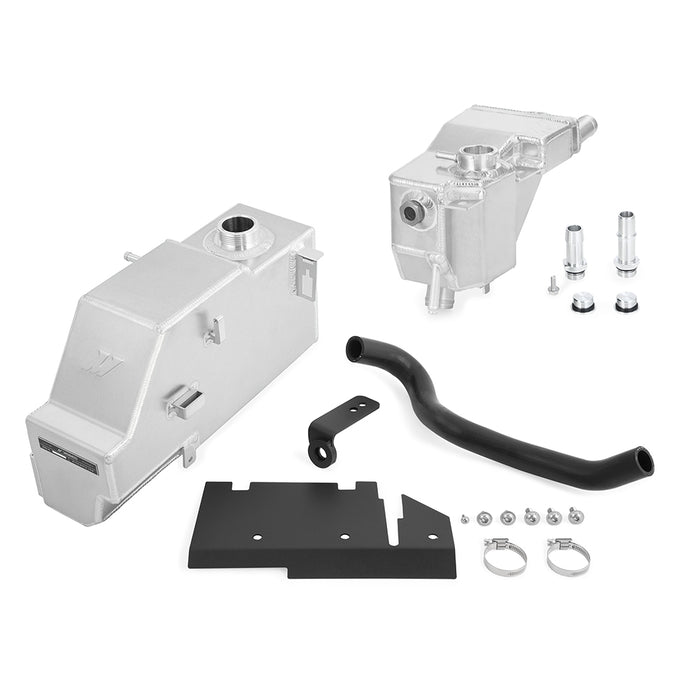 Mishimoto MMRT-F2D-11KN Aluminum Degas Tank Kit, Fits 2011-2019 Ford 6.7L Powerstroke, Natural