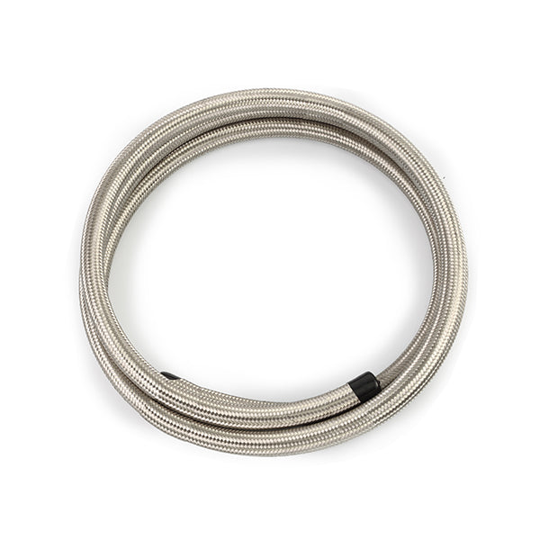 Mishimoto MMSBH-06120-CS -6AN Braided Line, Stainless Steel - 10ft
