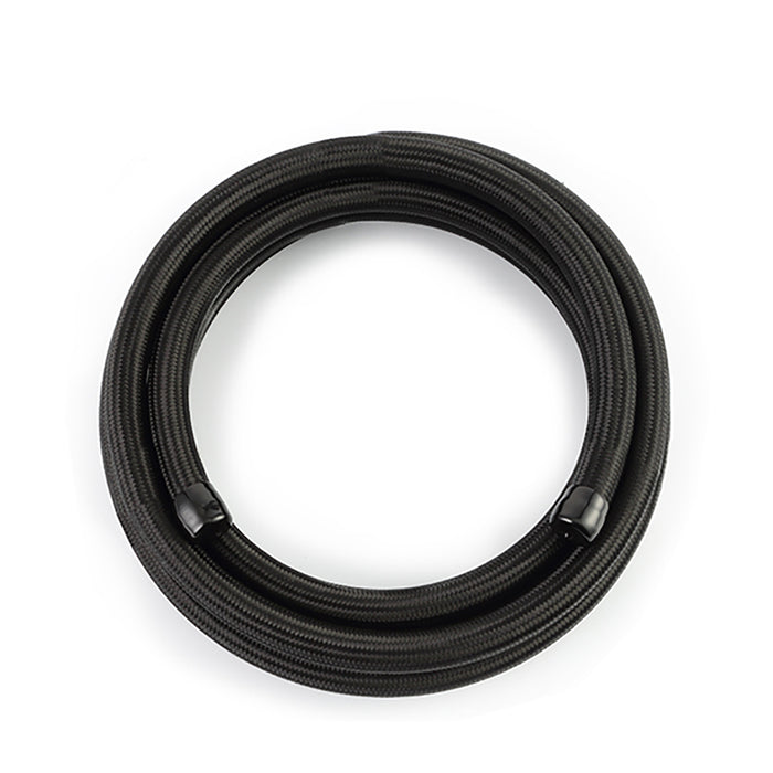 Mishimoto MMSBH-06180-CB -6AN Braided Line, Black Nylon - 15ft