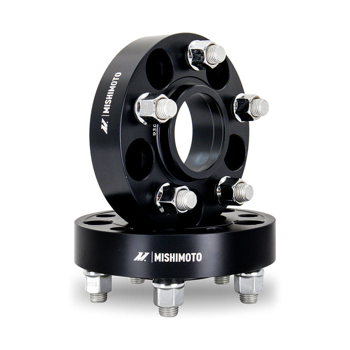 Mishimoto MMWS-004-300BK Wheel Spacers, 5x114.3, 67.1 Center Bore, M12x1.5, 30mm Thick, Black