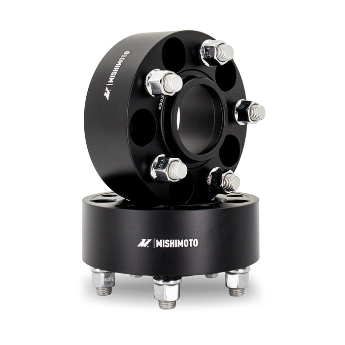 Mishimoto MMWS-008-450BK Wheel Spacers, 5x100, 56.1 Center Bore, M12x1.25, 45mm Thick, Black
