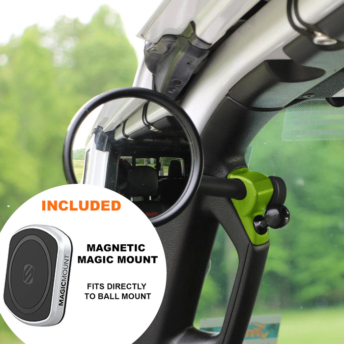 **2024** Gladiator / JT A-Pillar Side Jeep Mirrors with Base Mount Driver AND Passenger (Copy)