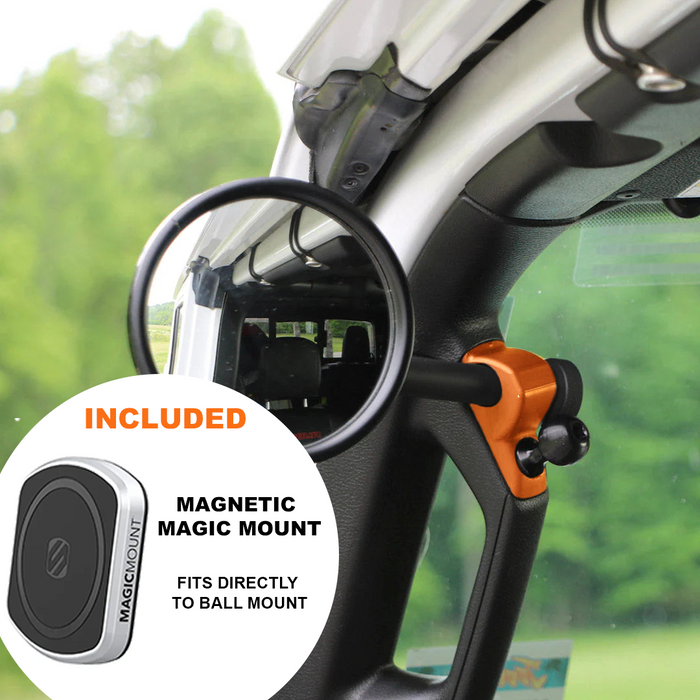 **2024** Gladiator / JT A-Pillar Side Jeep Mirrors with Base Mount Driver AND Passenger (Copy)