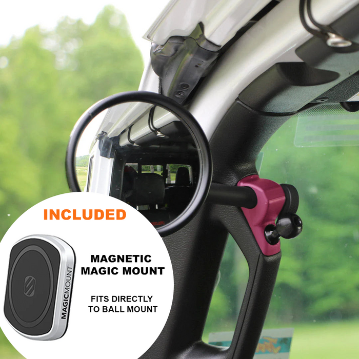 **2024** Gladiator / JT A-Pillar Side Jeep Mirrors with Base Mount Driver AND Passenger (Copy)