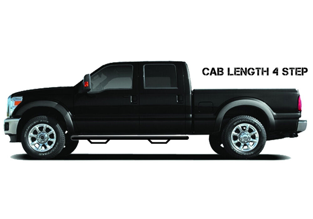 N-Fab Nerf Step Cab Length | 2 Steps, Crew Cab | Chevy Silverado/GMC Sierra 2500 HD/3500 HD (2015-2019) | P/N C1575CC-TX, view 5