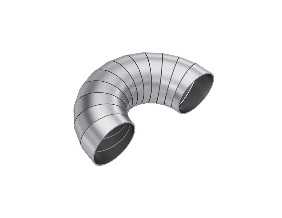 T304 Stainless steel, 2" diameter,  180 Degree, Pie Cut Kit