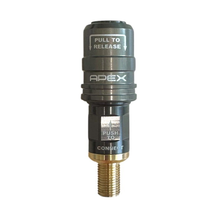 APEX Designs High Flow Push On Chuck - Direct Connect to Screw On Chuck (Fits Milwaukee and Others) | P/N X02-12-013