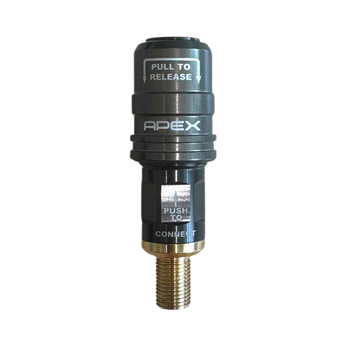 APEX Designs High Flow Push On Chuck - Direct Connect to Screw On Chuck (Fits Milwaukee and Others) | P/N X02-12-013