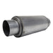 T304 Stainless Steel Resonator; 4" Inlet /Outlet; 12" Body; 6” OD; 18" Overall Length