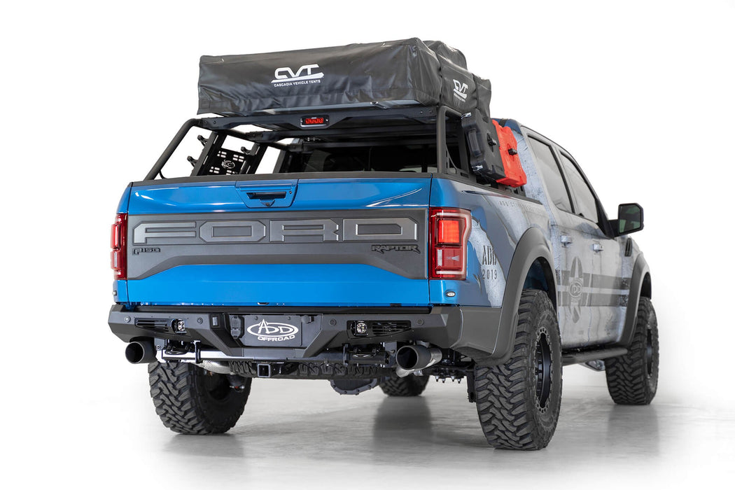 2017 - 2020 Ford Raptor Bomber Rear Bumper, view 4