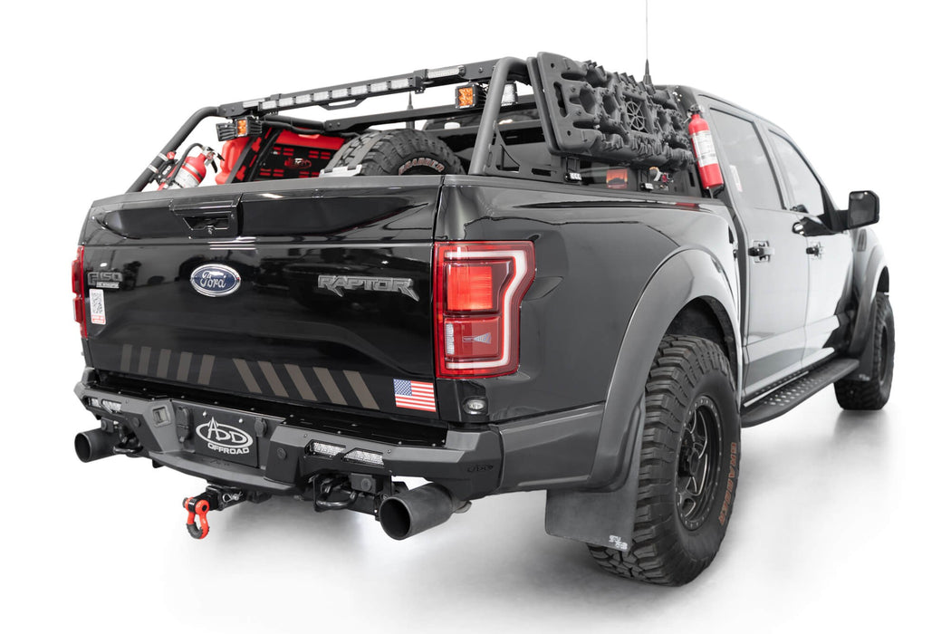2017-2020 F-150 Raptor Phantom Rear Bumper, view 2