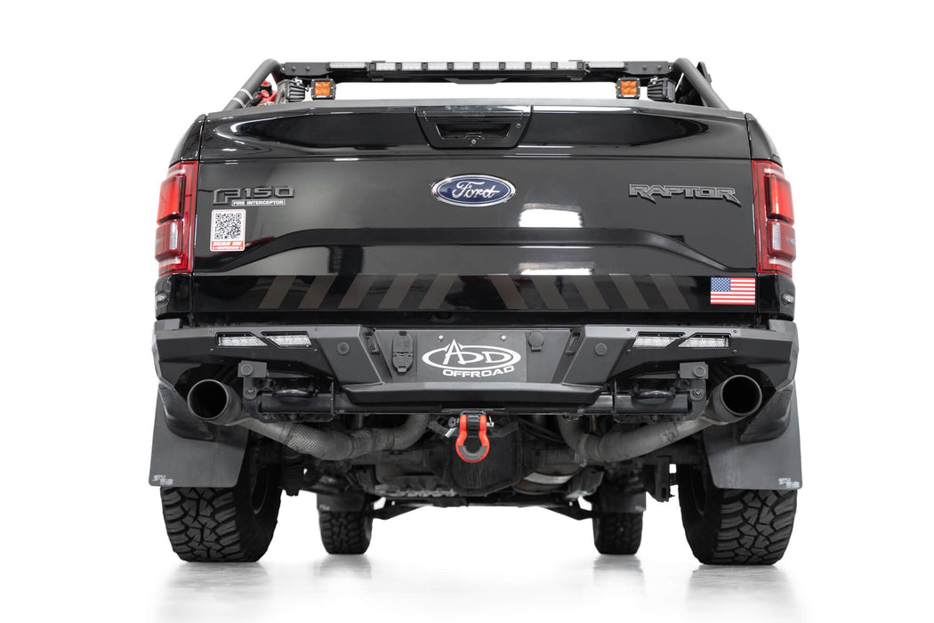 2017-2020 F-150 Raptor Phantom Rear Bumper, view 4