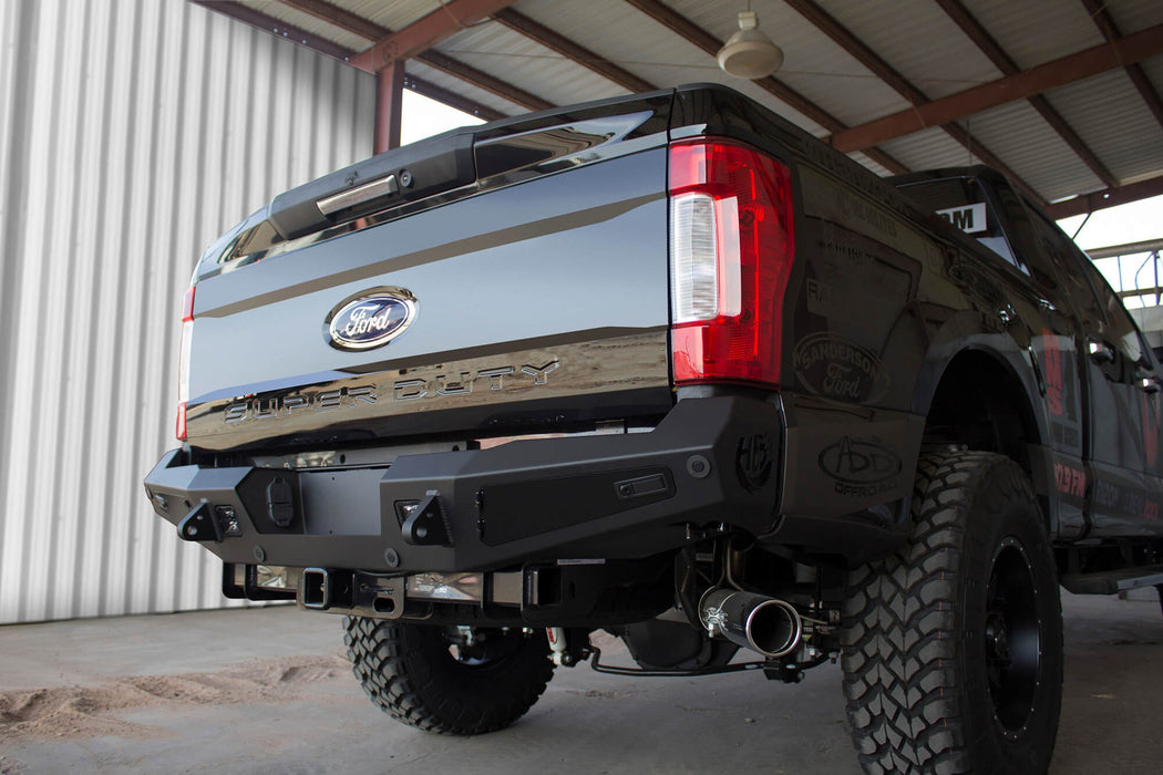 2017 - 2019 Ford Super Duty HoneyBadger Rear Bumper, view 3