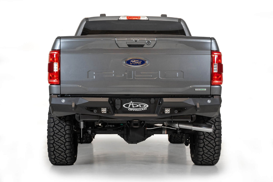 2021 - 2023 Ford F-150 Stealth Fighter Rear Bumper, view 4