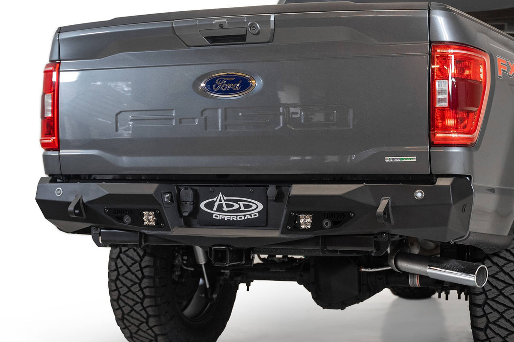 2021 - 2023 Ford F-150 Stealth Fighter Rear Bumper, view 5