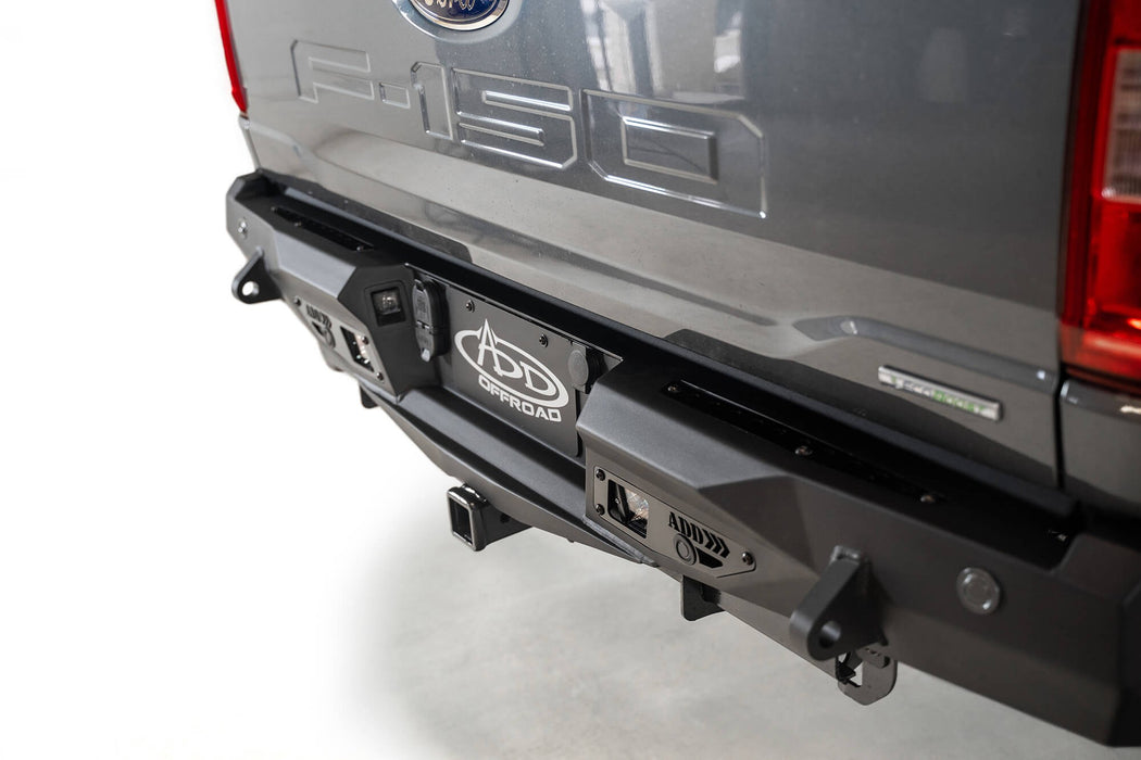 2021 - 2023 Ford F-150 Stealth Fighter Rear Bumper, view 8