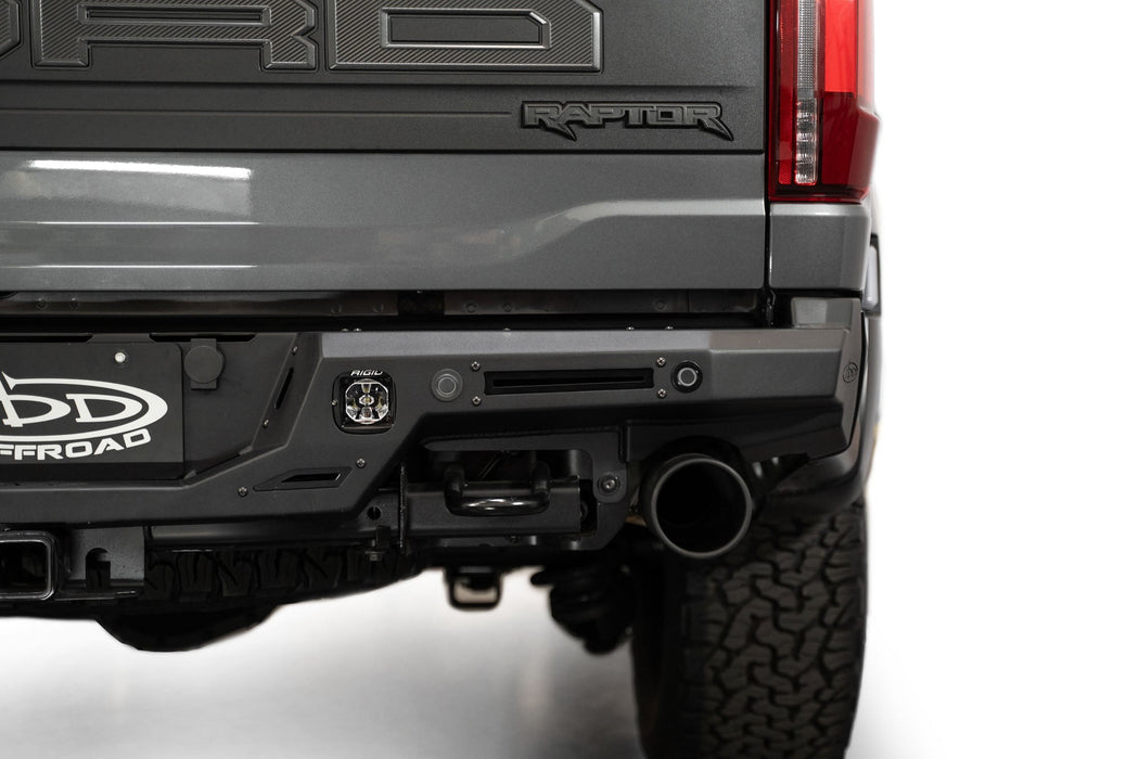 2021+ Ford F-150 Raptor Rock Fighter Rear Bumper, view 3