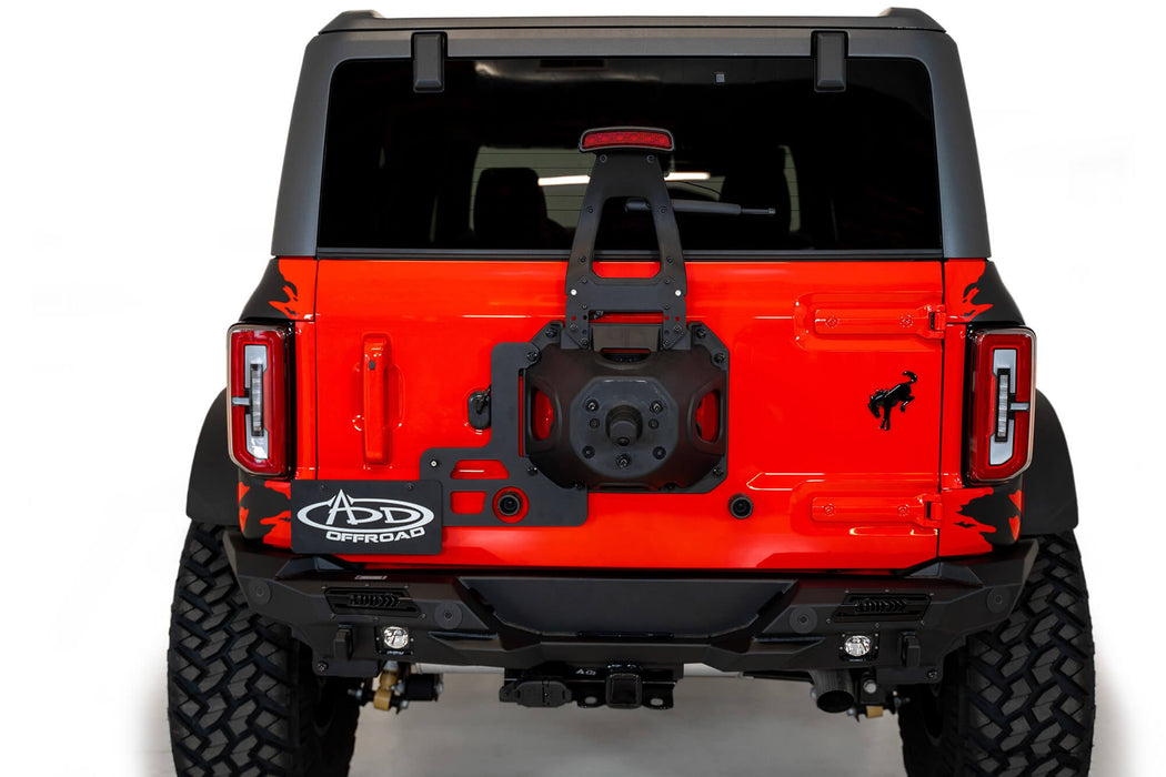 2021 - 2023 Ford Bronco Stealth Fighter Rear Bumper, view 5