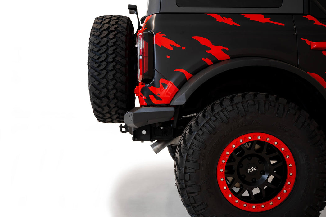 2021 - 2023 Ford Bronco Stealth Fighter Rear Bumper, view 6