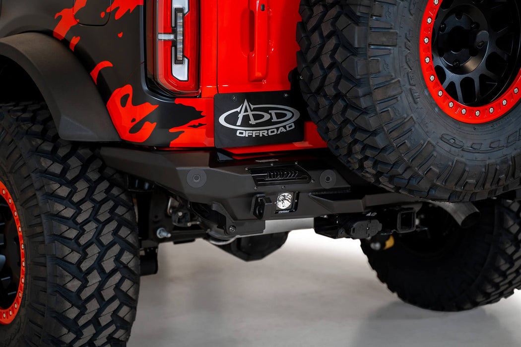 2021 - 2023 Ford Bronco Stealth Fighter Rear Bumper, view 7