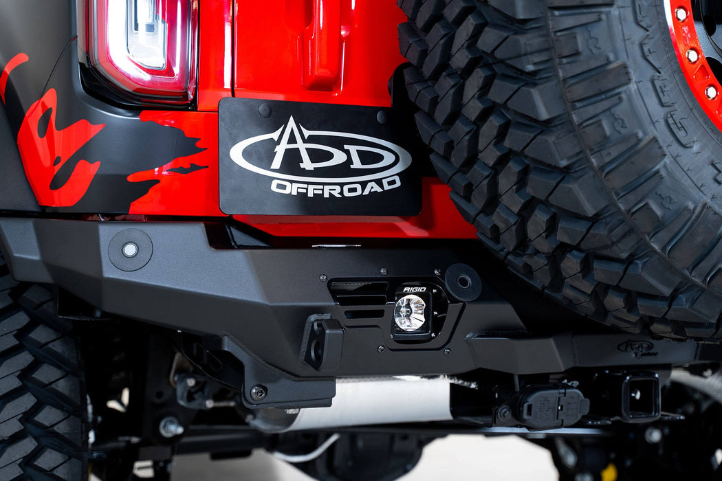 2021 - 2023 Ford Bronco Bomber Rear Bumper, view 2
