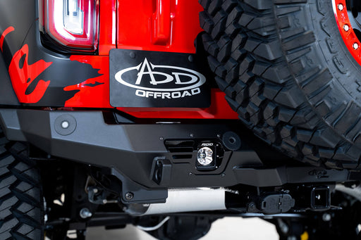 2021 - 2023 Ford Bronco Bomber Rear Bumper, view 2