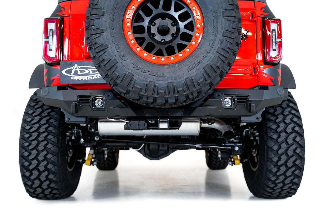 2021 - 2023 Ford Bronco Bomber Rear Bumper, view 3