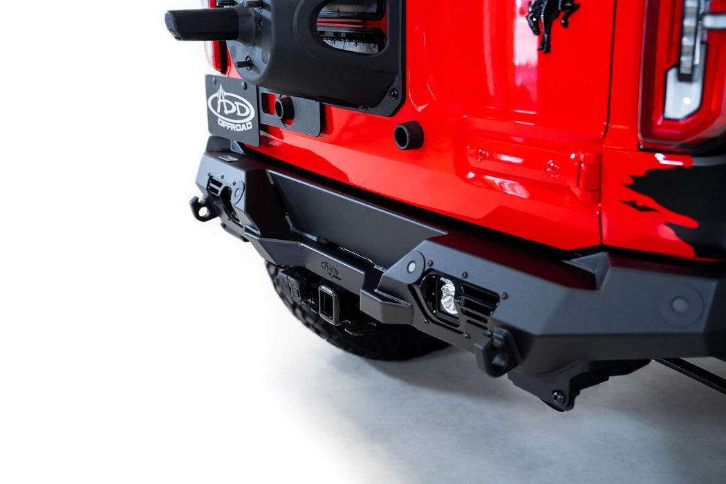 2021 - 2023 Ford Bronco Bomber Rear Bumper, view 4