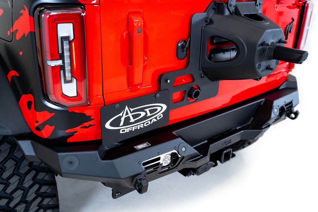 2021 - 2023 Ford Bronco Bomber Rear Bumper, view 6