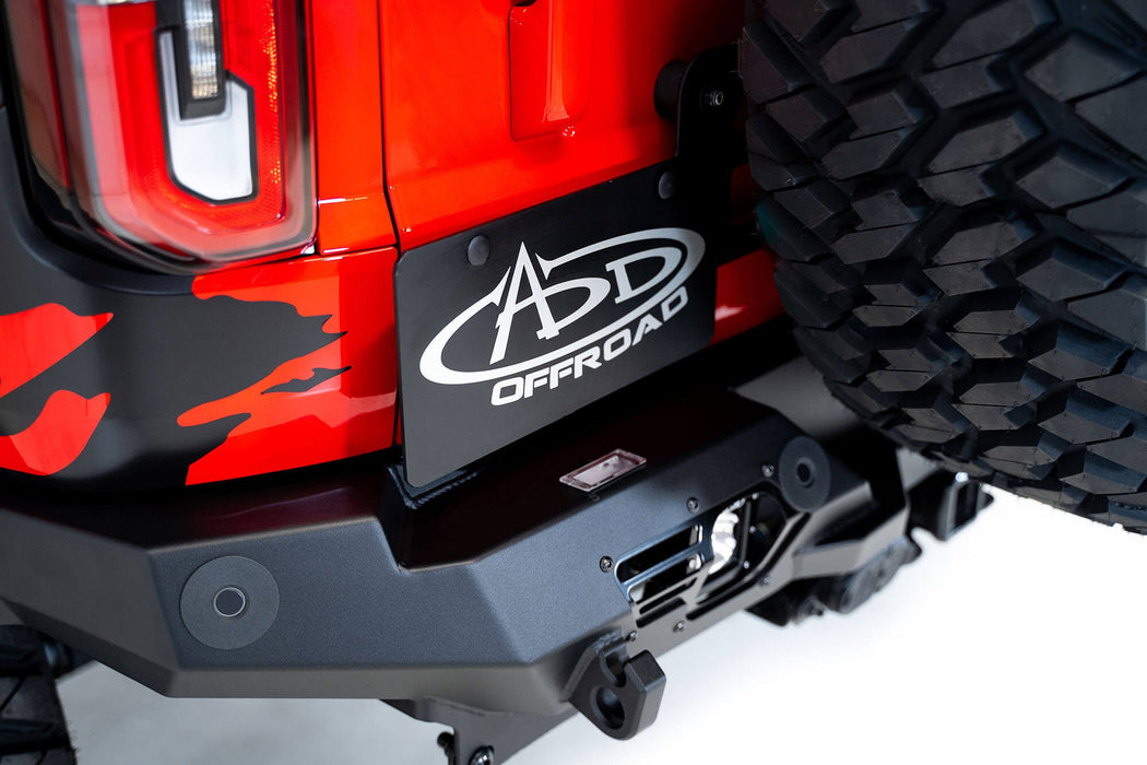 2021 - 2023 Ford Bronco Bomber Rear Bumper, view 7