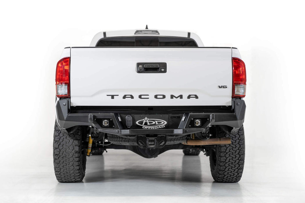 2016 - 2023 Toyota Tacoma Stealth Fighter Rear Bumper, view 3