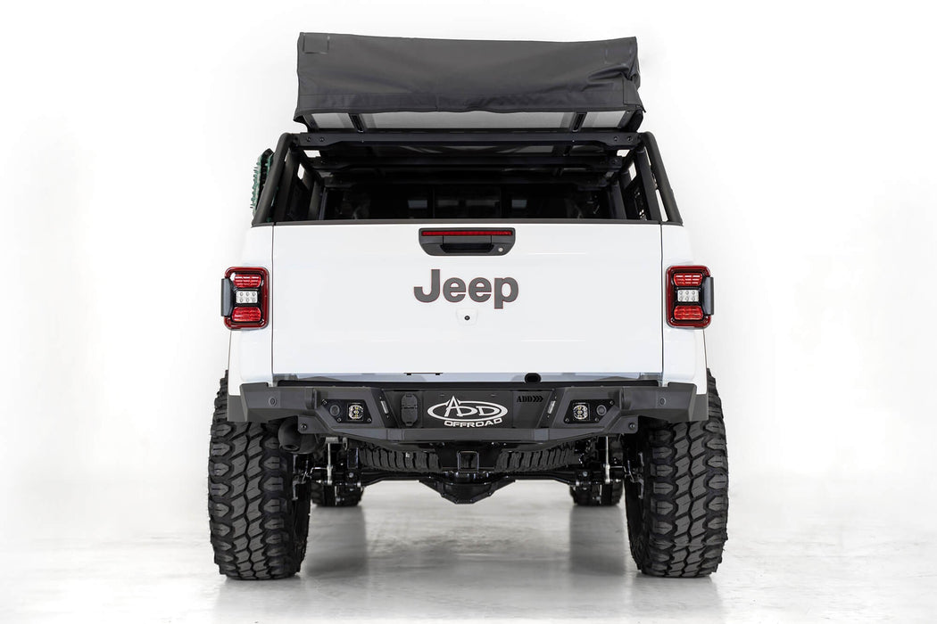 2020 - 2023 Jeep Gladiator JT Stealth Fighter Rear Bumper, view 4