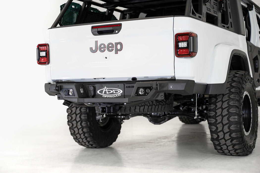 2020 - 2023 Jeep Gladiator JT Stealth Fighter Rear Bumper, view 6