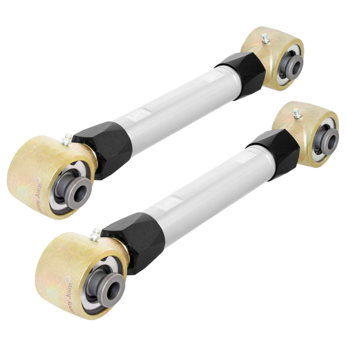 RockNut 21-Up Bronco Billet Aluminum Johnny Joint Rear Upper Control Arm Set, Double Adjustable