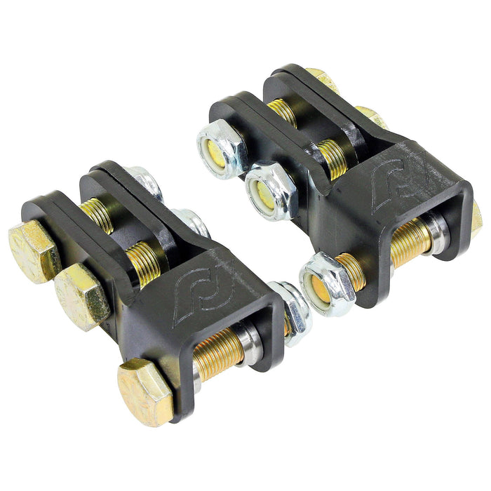 Antirock Double Shear End Link Bracket Kit, Extends Arm Length 1.5 in., Allows up to 1.25 in. Link Offset, Hardware Incl., Pair