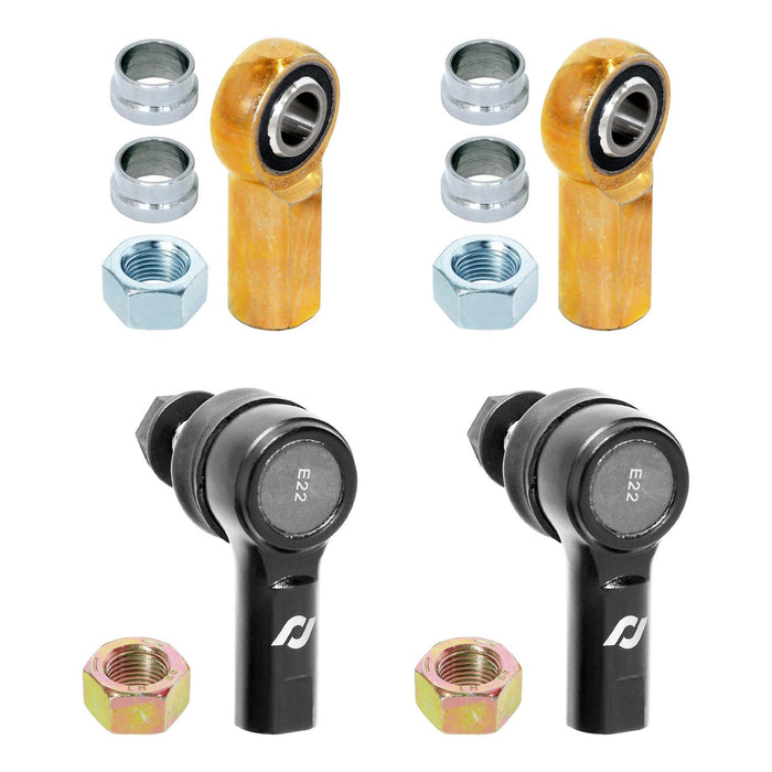 RockJock Adjustable Sway Bar End Link Rod End Pack for JT Rear, Sealed Style