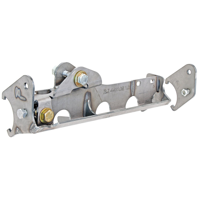 RockJock Currectlync JL/JT High Steer Front Trac Bar Relocation and Ram Assist Steering Mount Axle Bracket