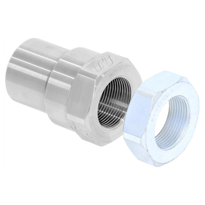 RockJock Threaded Bung With Jam Nut, 1 1/2 in.-12 RH Thread, Set