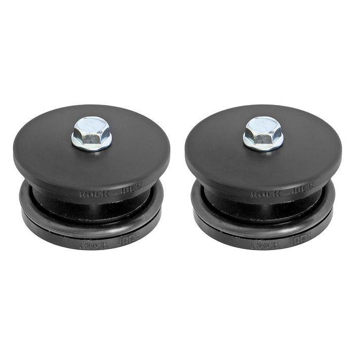 RockJock Spring Tower Frame Plug  Kit for JL, JT and JK Frames. CNC Machined Black Delrin.