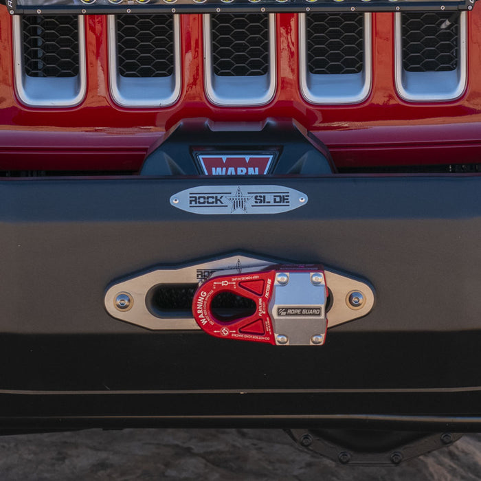 Aluminum Winch Fairlead For RSE Front Bumpers With Synthetic Winch Lines Rock Slide Engineering