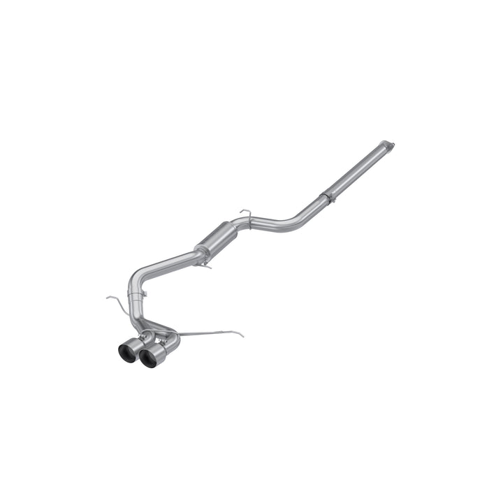 Aluminized Steel, 3" Cat-Back, Dual Center Outlet, Race Profile
