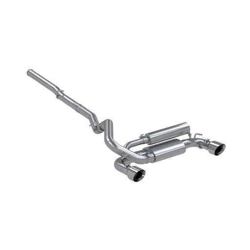 MBRP T409 Stainless Steel 3" Cat Back Dual Rear Outlet, Focus RS