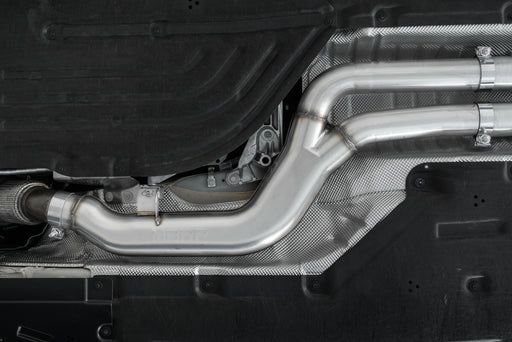 MBRP T304 Stainless Steel, 3" Cat-Back Dual Rear Outlet, with Burnt End Tips, Supra 3.0L, view 2