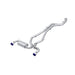 MBRP T304 Stainless Steel, 3" Cat-Back Dual Rear Outlet, with Burnt End Tips, Supra 3.0L