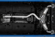 MBRP T304 Stainless Steel, 3" Cat-Back Dual Split Rear with Carbon Fiber Tips, Corolla GR 1.6L, view 4